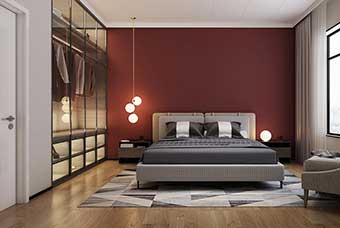 新洲现代风格-卧室