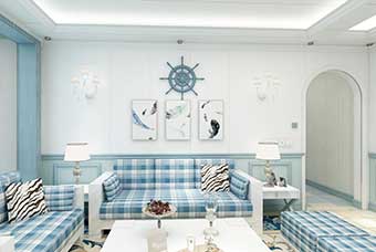 新洲地中海风格-客厅