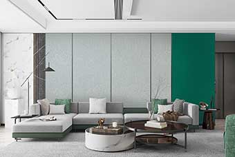 新洲轻奢风格-客厅