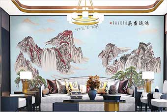 新洲森佰汇航空纤维墙咔（鸿运当头）